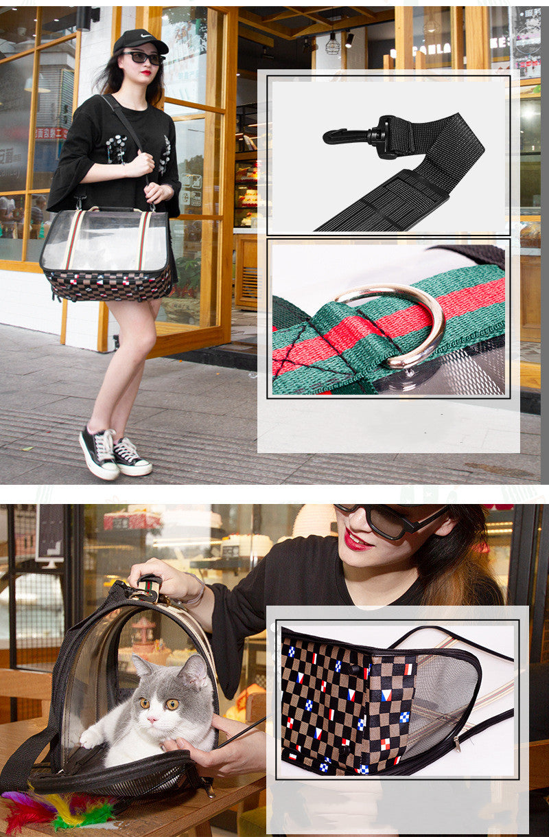 Messenger Bag Pet Bag Shoulder Messenger Cat Handbag