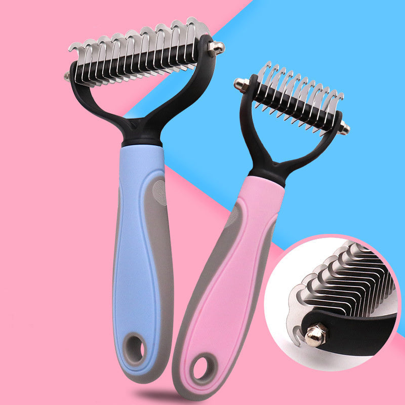 Double-Sided Pet Grooming Brush