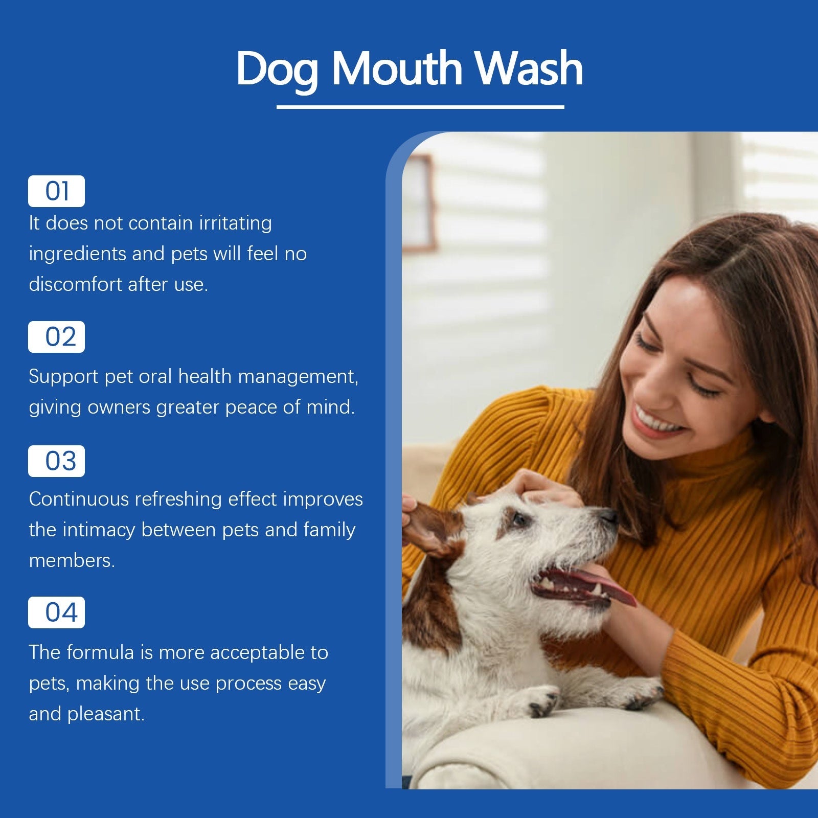 Pet Breath Freshener With Gentle, Refreshing Ingredients For Oral Health