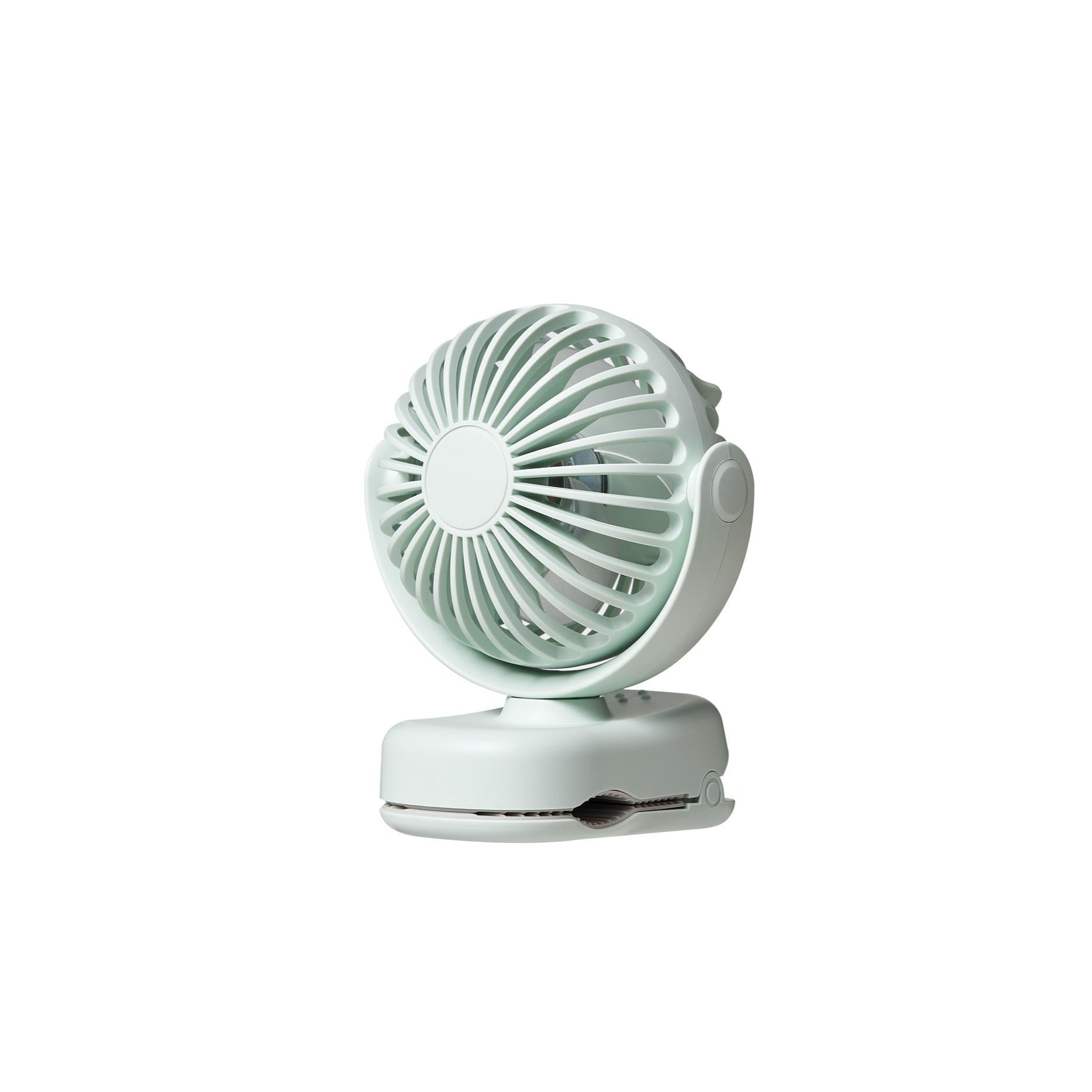 Portable USB Clip On Fan With 360 Degree Adjustable Head, Rechargeable Battery & Quiet Operation - For Desk, Bedside, Dorm, And Office Cooling