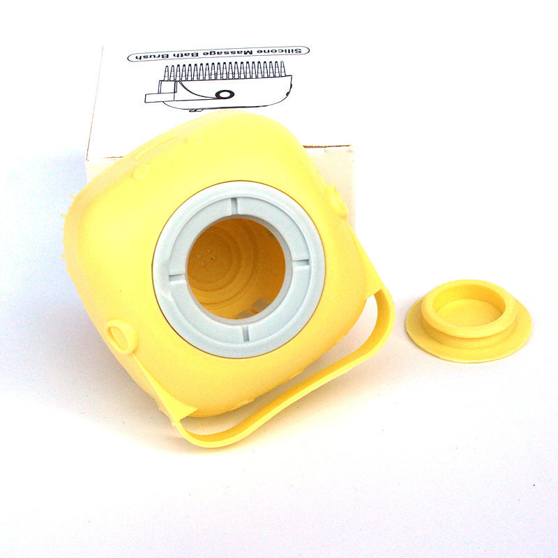 Silicone Bath Brush with Shampoo Dispenser