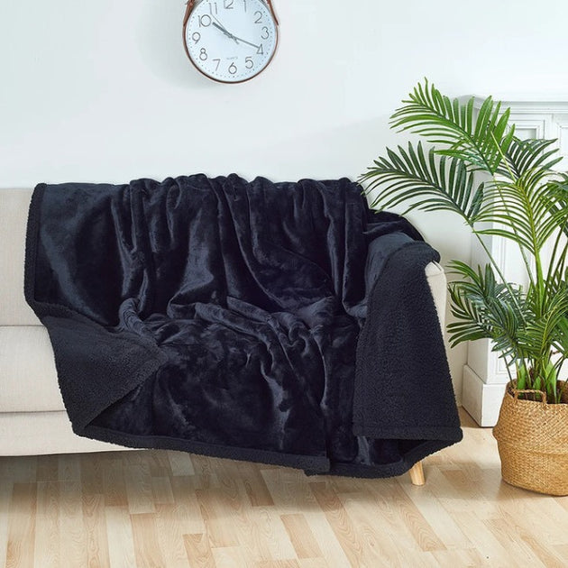 Pet Solid Color Sofa Short Plush Carpet