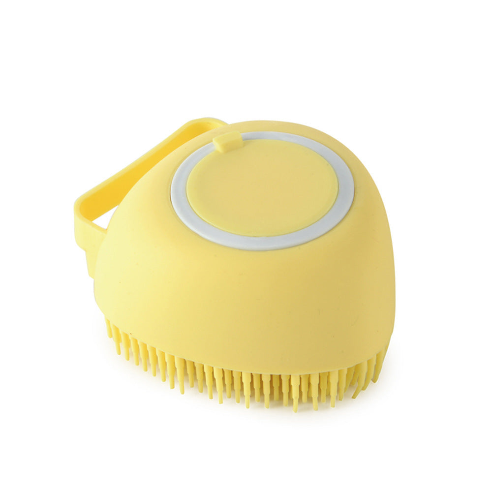 Silicone Bath Brush with Shampoo Dispenser