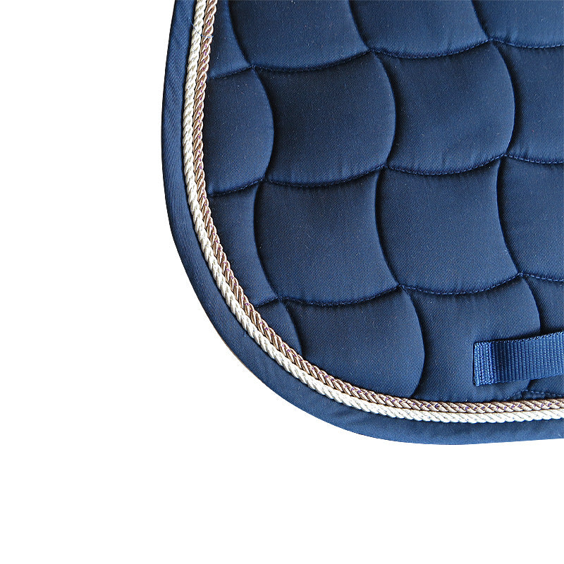 Polyester Cotton Saddle Pad Sweat Pad 300g Cotton Filling, Double Rolling Rope