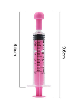 Pet Colorful Plastic Syringe Feeder Plastic Syringe