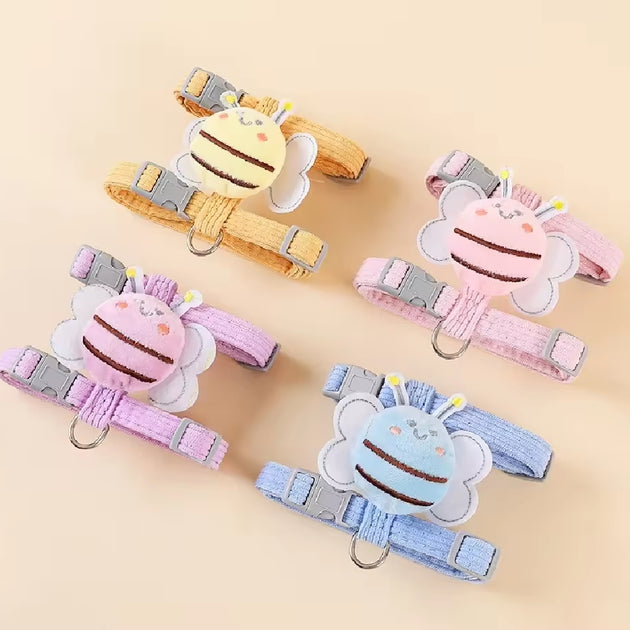 Kitten Harness Vest With Wing Decoration, Strap Set For Cats And Small Dogs, Adjustable Pet Cat Harness Accessories