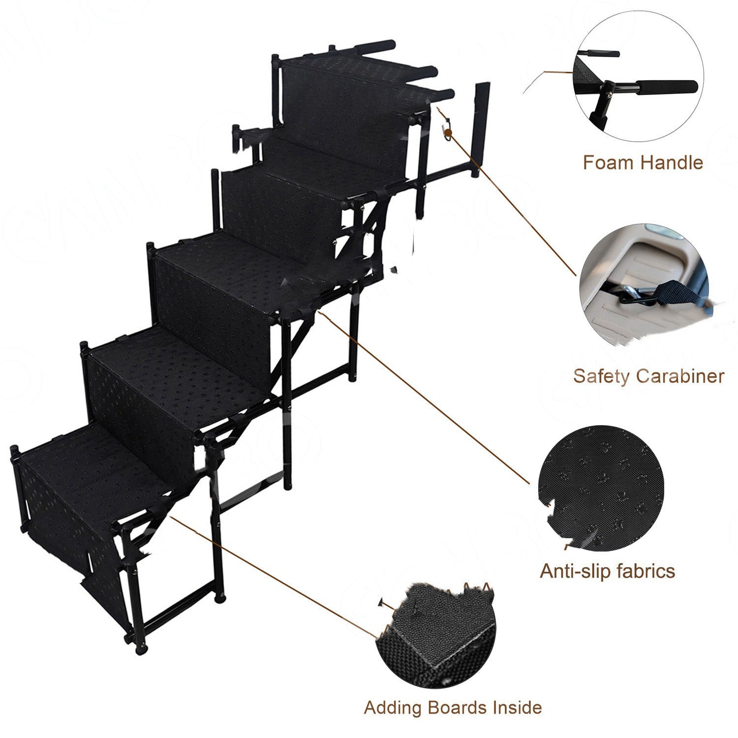 Pet Dog Car Climbing Ladder Foldable