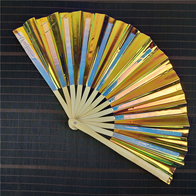 Black Plastic Fans Support Merchandise Kung Fu Fan