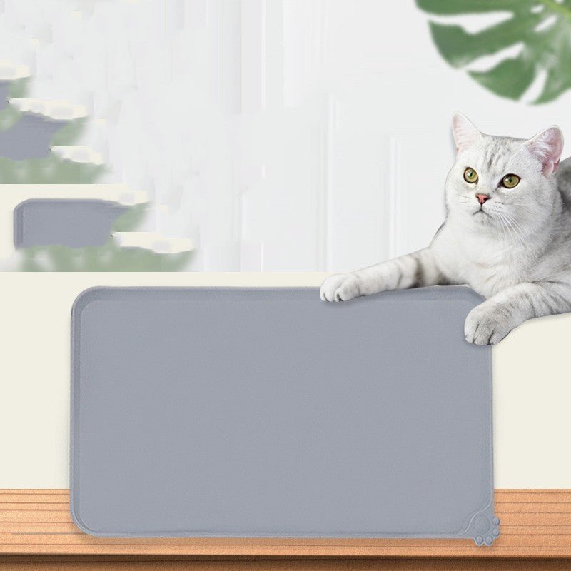 Pet Meal Pad Silicone Waterproof Anti-slip And Leak-proof