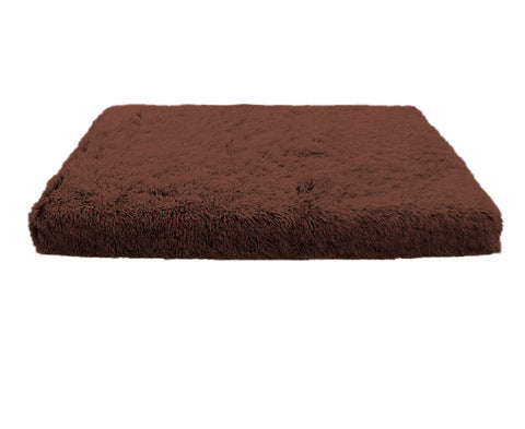 Plush Square Pet Bed / Wave Memory Foam Sofa