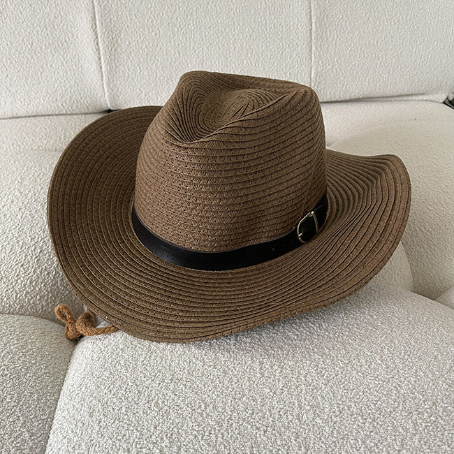 Western Cowboy Hat Summer Woven Cool Hat