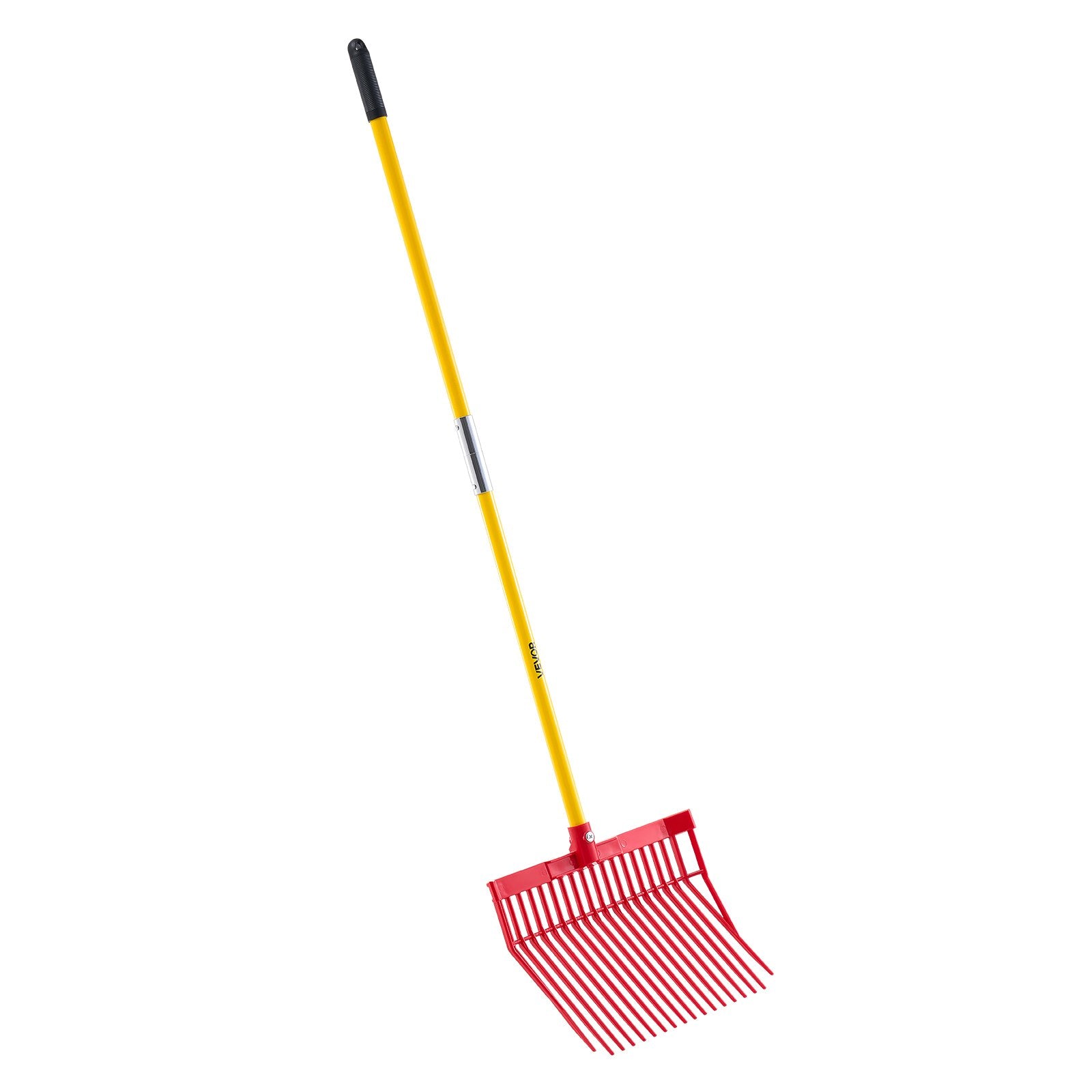 Horse Manure Fork Garden Tool 18 Angled Tine Plastic Pitchfork Muck Rake For Hay
