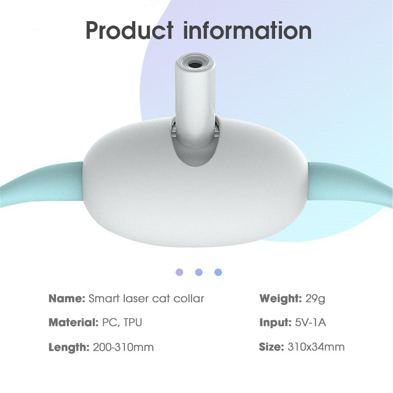 Automatic Cat Laser Toy Collar