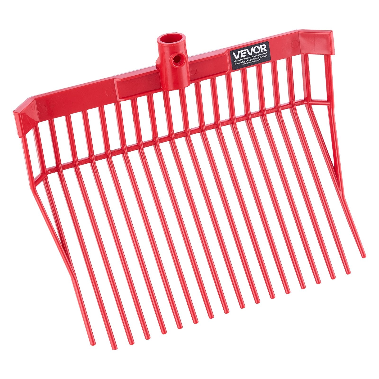 6Pcs Manure Fork Replacement Head 18 Tine Horse Stable Stall Mulch Fork Heads