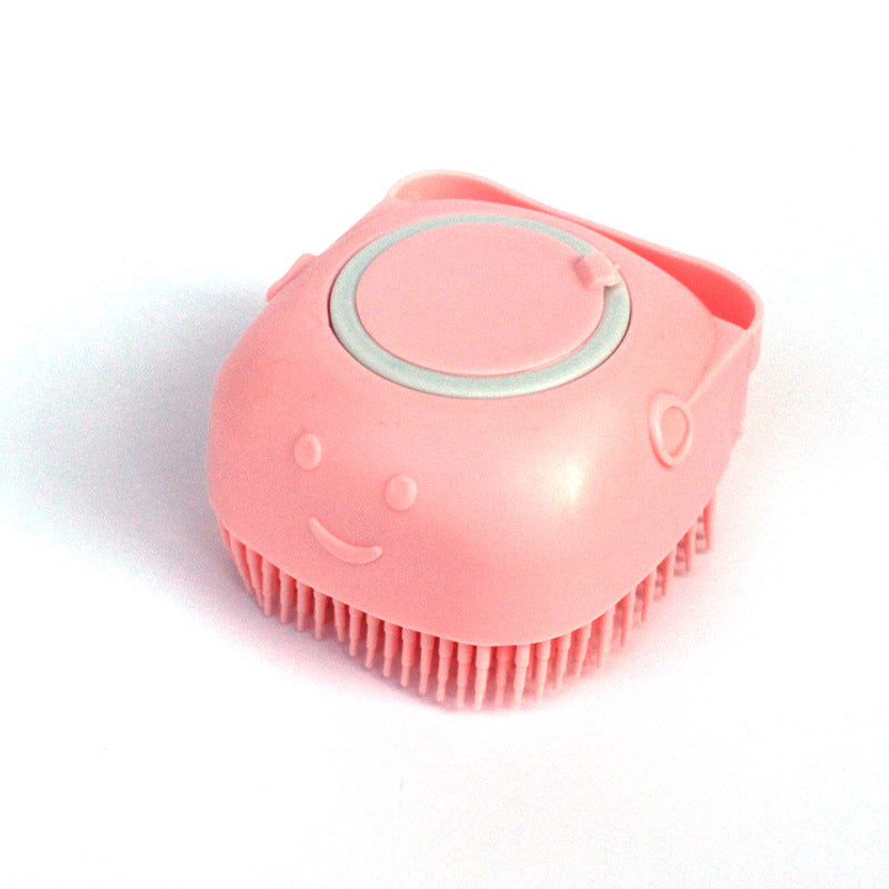 Silicone Bath Brush with Shampoo Dispenser