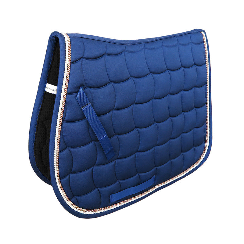 Polyester Cotton Saddle Pad Sweat Pad 300g Cotton Filling, Double Rolling Rope