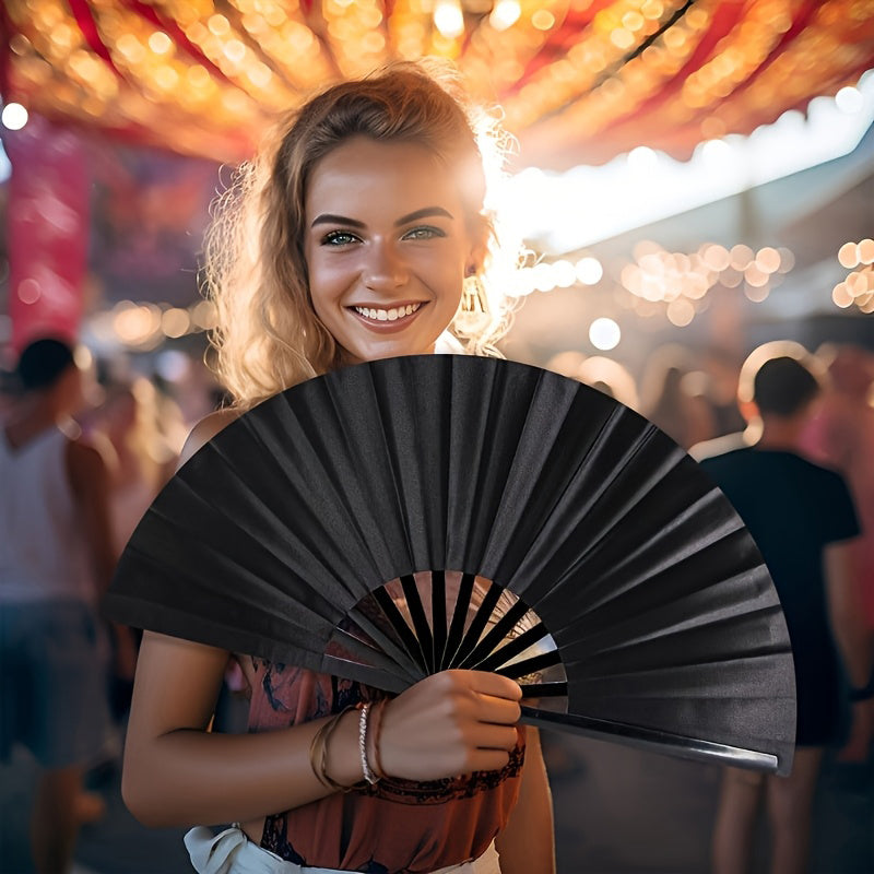Portable Folding Clacking Fans For Line Dancing, Raves,Decorations