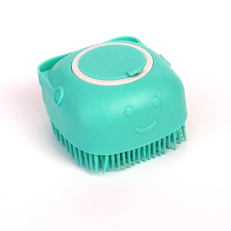 Silicone Bath Brush with Shampoo Dispenser