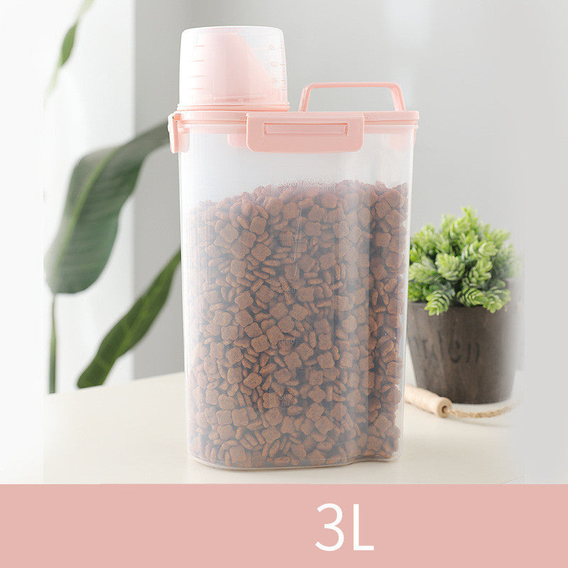 Pet Food Storage Barrel Sealed Moisture-proof Sealed Tank Box
