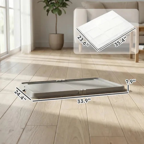 Holder Foldable Dog Litter Box