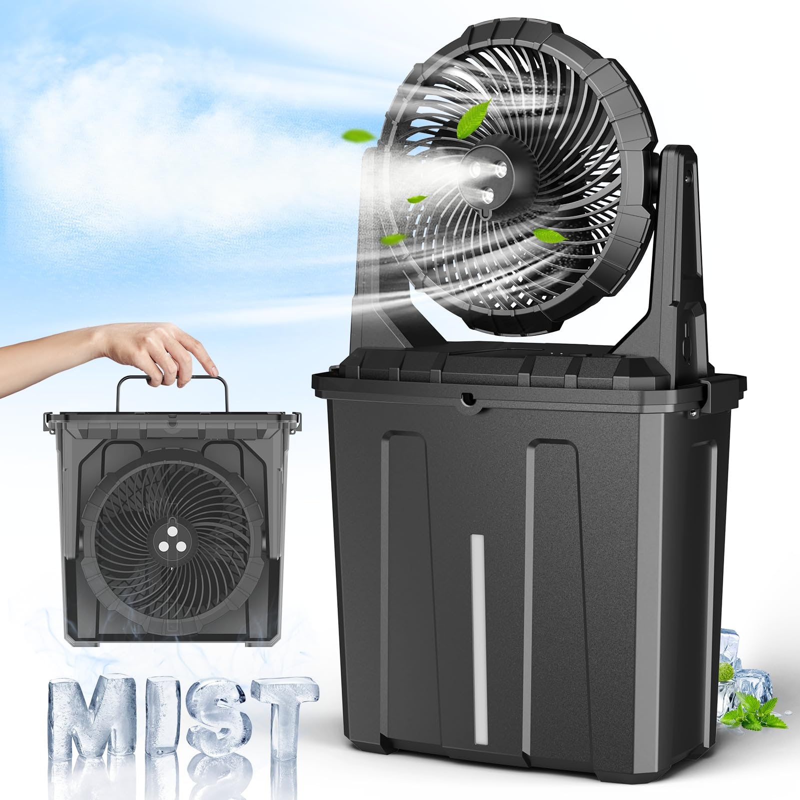 Portable Misting Fan (Heat Solution)