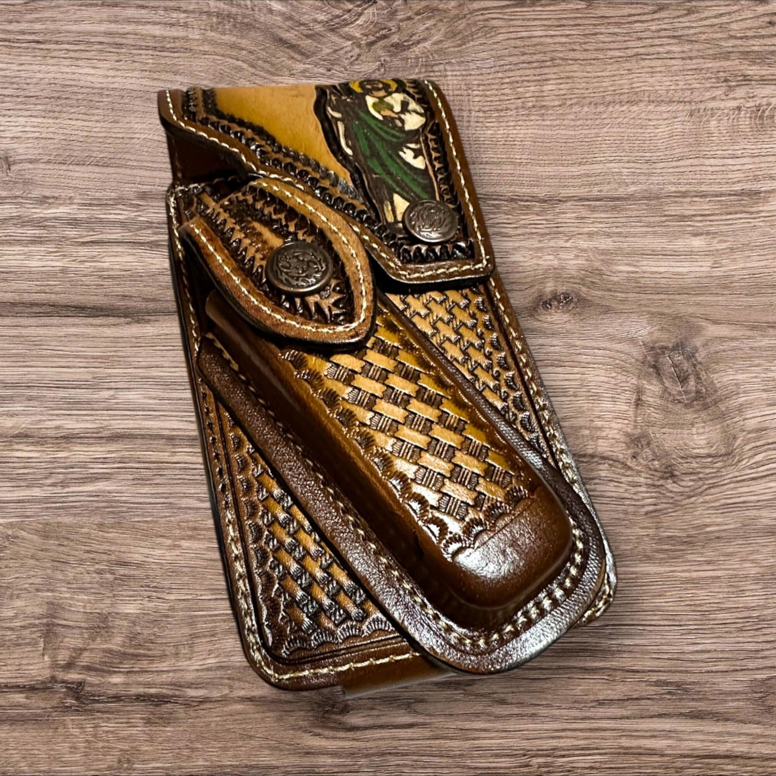Western Phone Holster (Belt Clip)