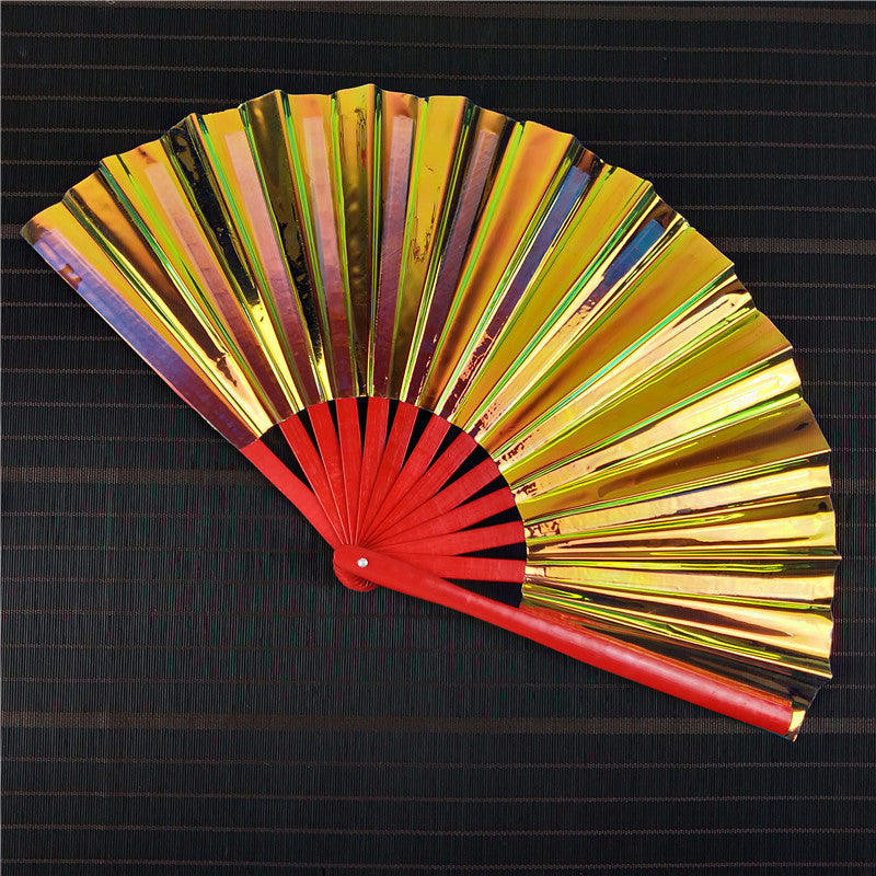 Black Plastic Fans Support Merchandise Kung Fu Fan