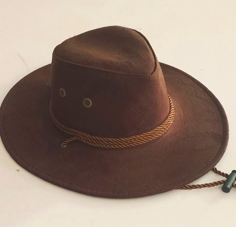 Boundary Rider Hat Big Along The Chicken Skin Velvet Western Rope Rider Hat Cowboy Hat St ...