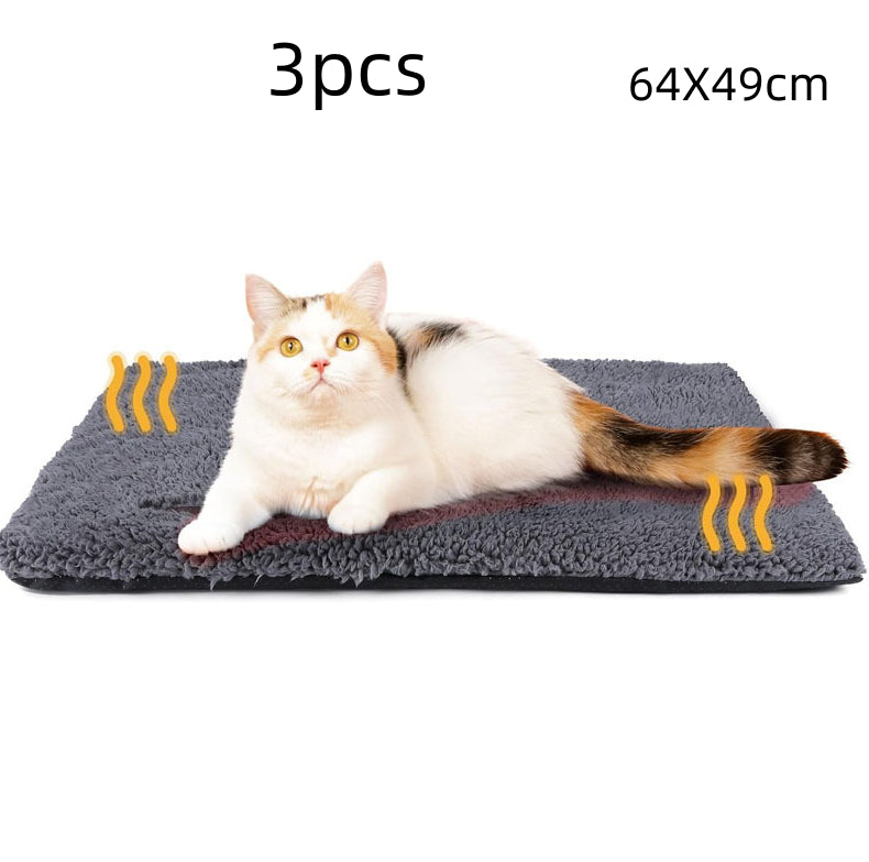 Suitable For Indoor And Outdoor Non-slip Sole Dog Cat Winter Plush Pet Bed Comfortable Sleep