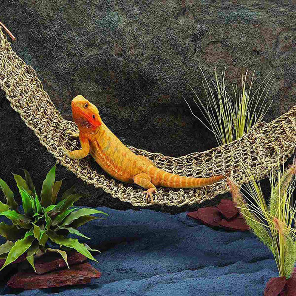 Sea Straw Rope Rectangular Hand-woven Pet Hammock Crawling Mat