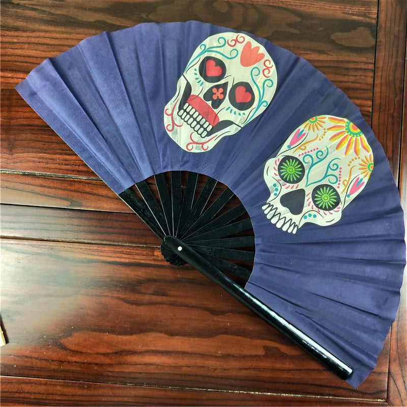 Black Plastic Fans Support Merchandise Kung Fu Fan