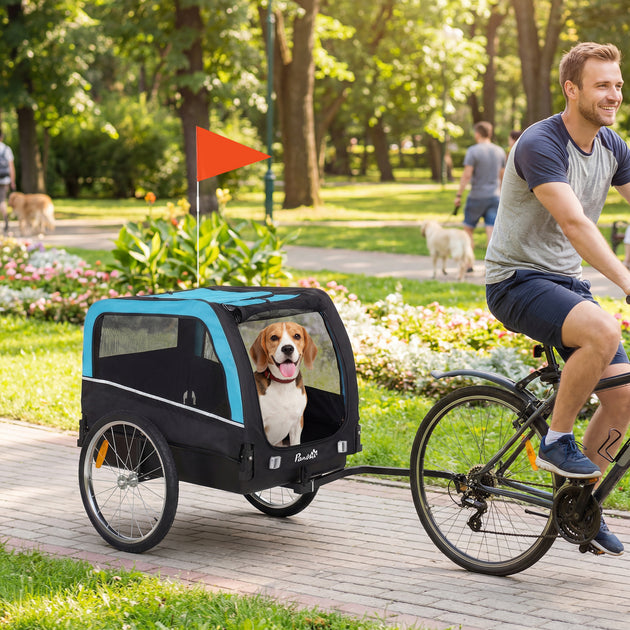 Dog Bike Trailer, Pet Cart Bicycle Carrier with 20