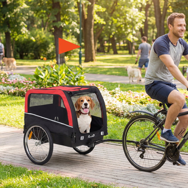 Dog Bike Trailer, Pet Cart Bicycle Carrier with 20