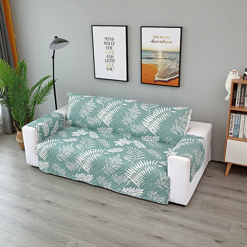 Quilted Cover For Pet Fabric Sofa Cushion For All Seasons