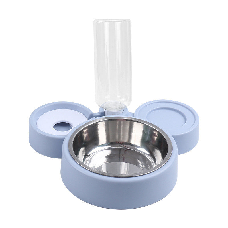 Pet Drinking Water Feeder Stainless Steel Cat Bowl