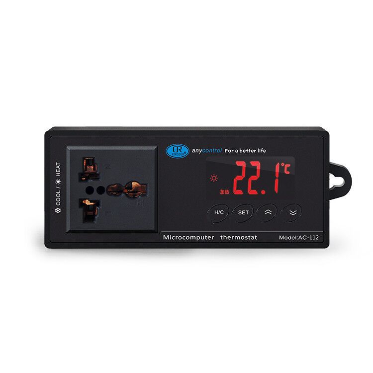 Digital Display Aquarium Thermostat Pet Reptile Insert Row Fish Tank
