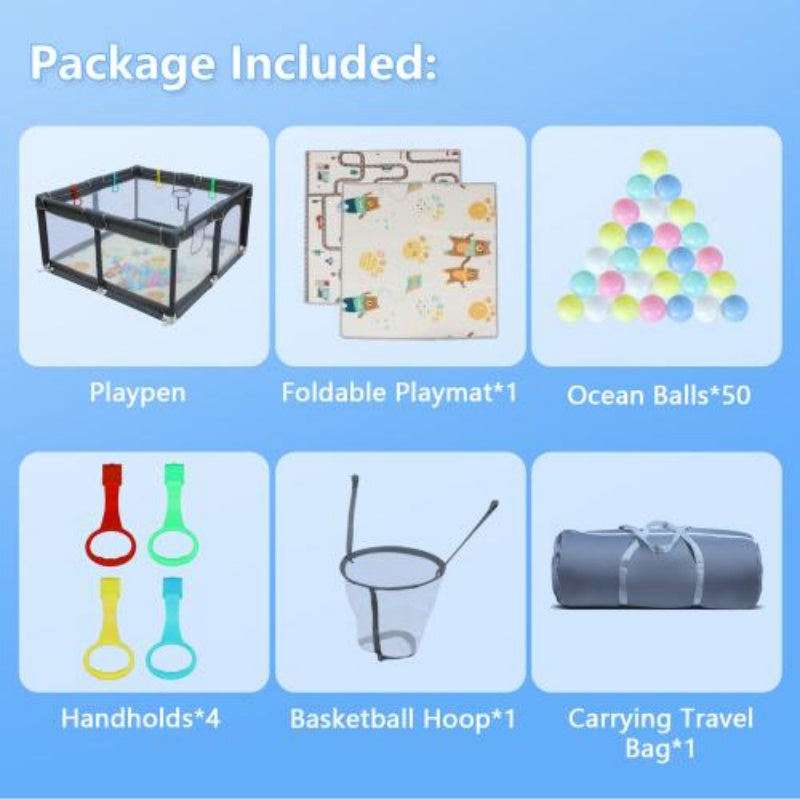 Baby Playpen Cloth Removable Fence Indoor And Outdoor Universal Children Pet Care