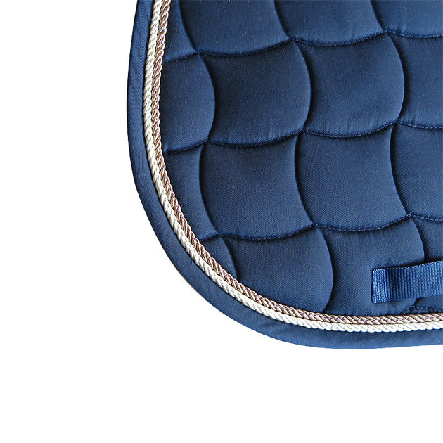 Polyester Cotton Saddle Pad Sweat Pad 300g Cotton Filling, Double Rolling Rope