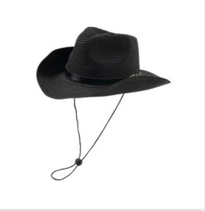 Western Cowboy Straw Hat Women's Big Eaves Outdoor