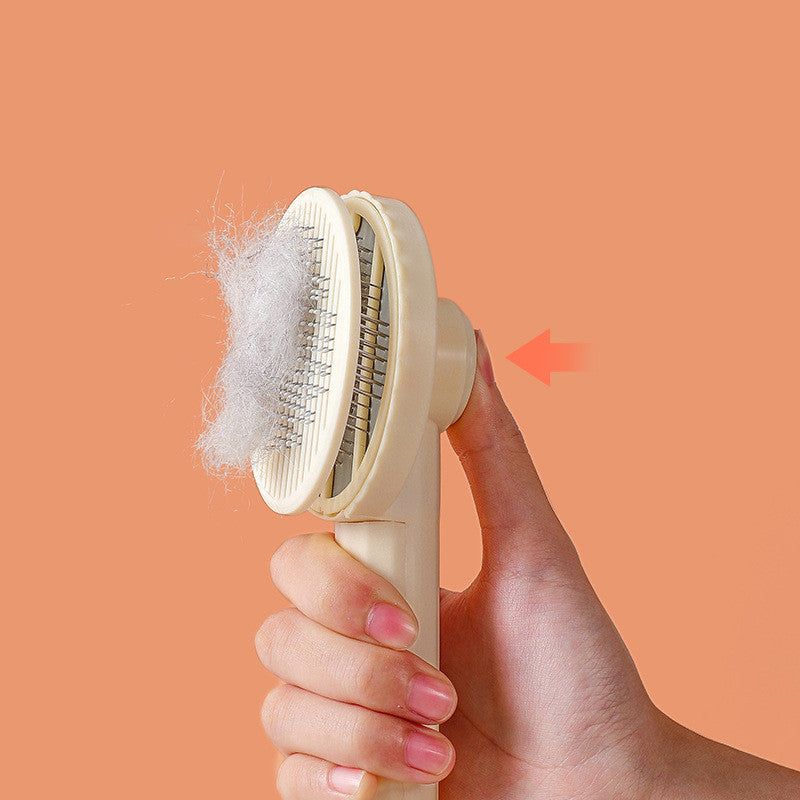 Pet One-key Removal Of Floating Hair Cleaning Massage Comb