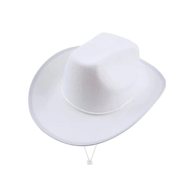 Wrapping Hand Painting Party Fur Felt Hat