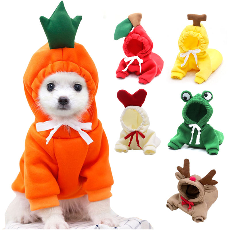 [not suitable] Cute Fruit Dog Hoodie