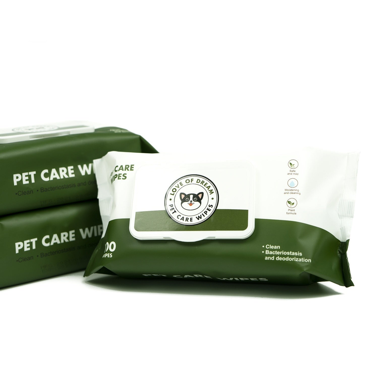 Pet Cat Tear Stain Cleaning Wipes