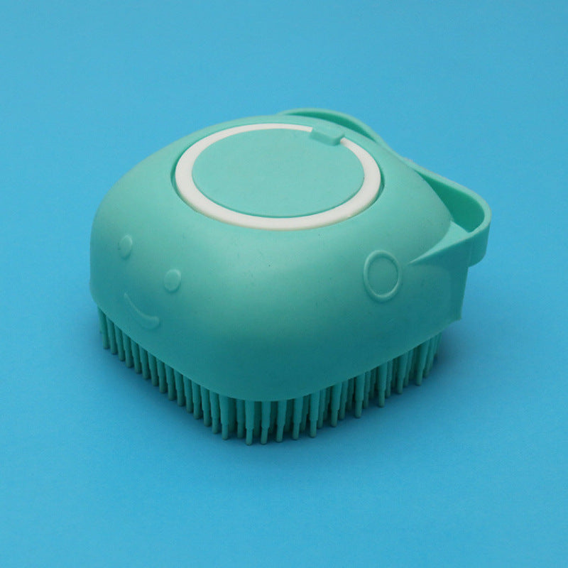 Silicone Bath Brush with Shampoo Dispenser