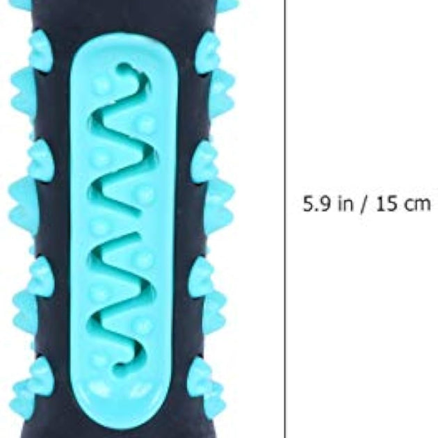 Dog Toothbrush Chew Toy Puppy Dog Teeth Cleaning Stick Natural Rubber Dental Teether Molar Toys For Dog Pets
