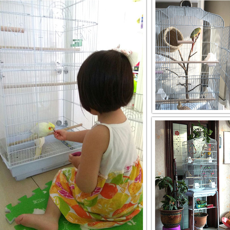 Portable Bird Cage Parrot Display Wire Cage