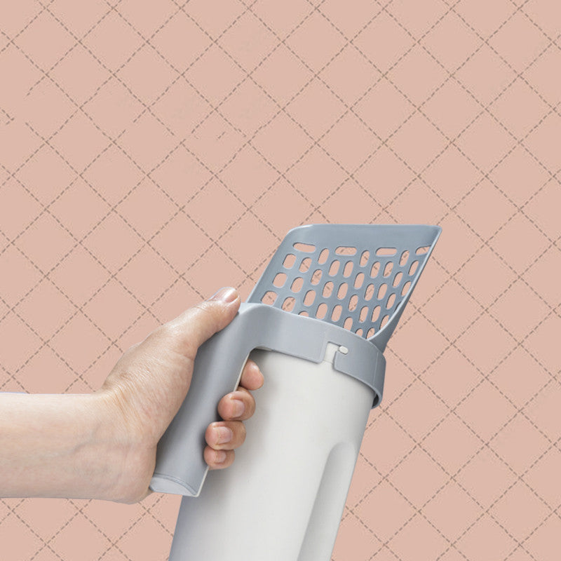 Litter Shovel Set with Integrated Storage Box Organizer