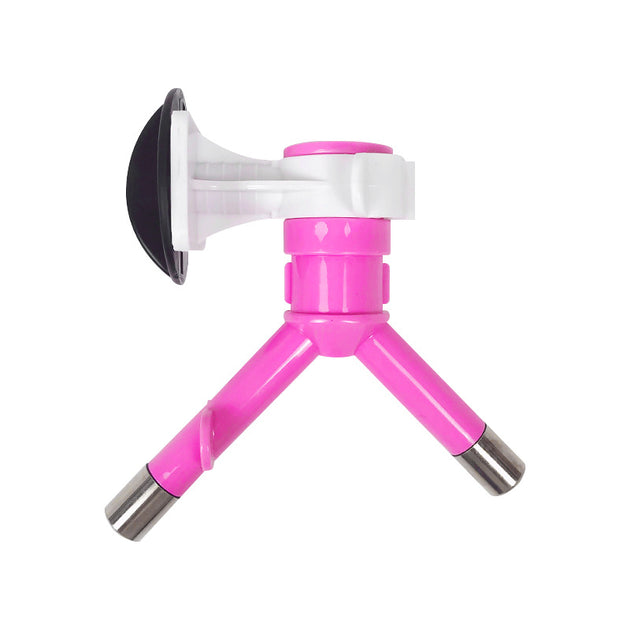Hangable Pet Waterer Head Can Be Inserted Into The Bottle