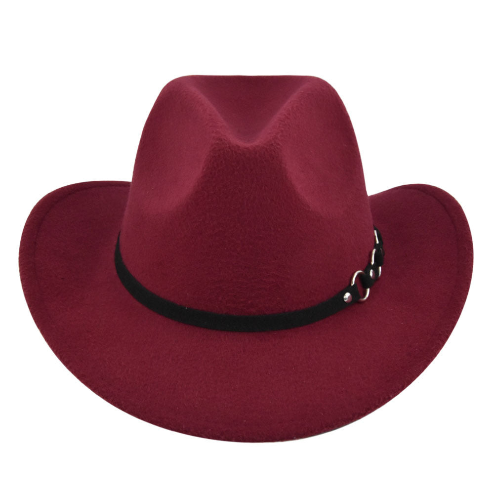 Retro Ethnic Vintage Jazz Denim Felt Hat