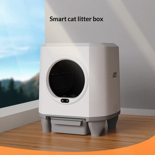Smart Electric Pet Cat Litter Box 80L